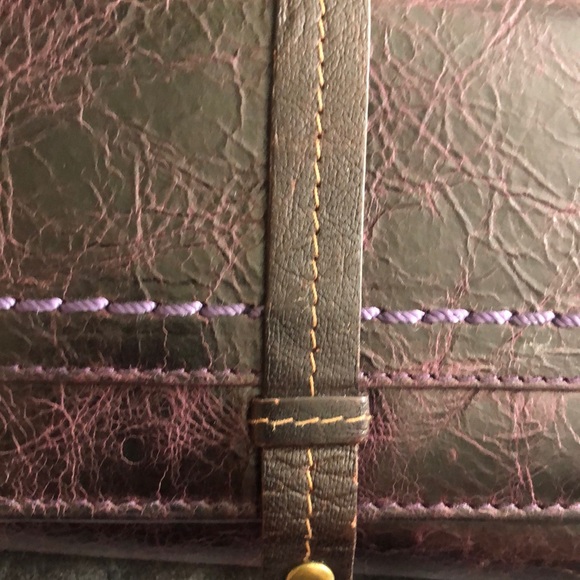 Elegant Purple Genuine Leather Women's Wallet - Picture 2 of 16